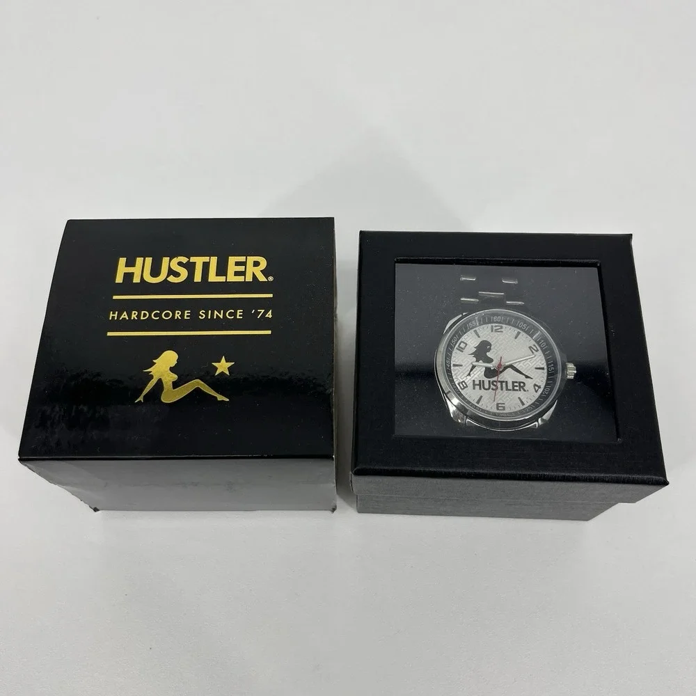 Game Time Men's Silver Hustler Watch TXT Series‎ Sitting Lady Logo New